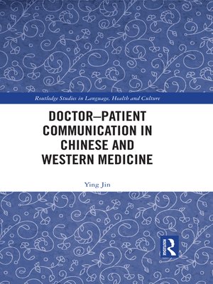 cover image of Doctor–patient Communication in Chinese and Western Medicine